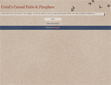 Tablet Screenshot of coralscasualpatio.com